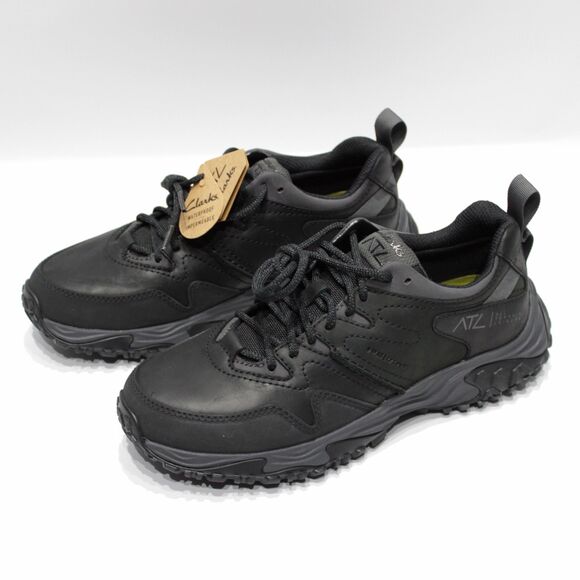 New w/Box Clarks ATL Walk Go Waterproof Black Leather Trail Shoes Men Size 8.5M main image 11